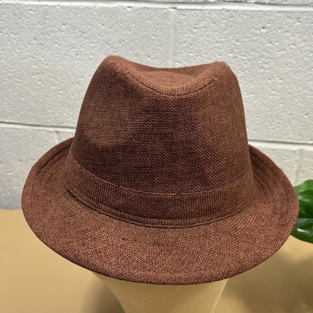 Brown Fedora Hat - Picture 4 of 6